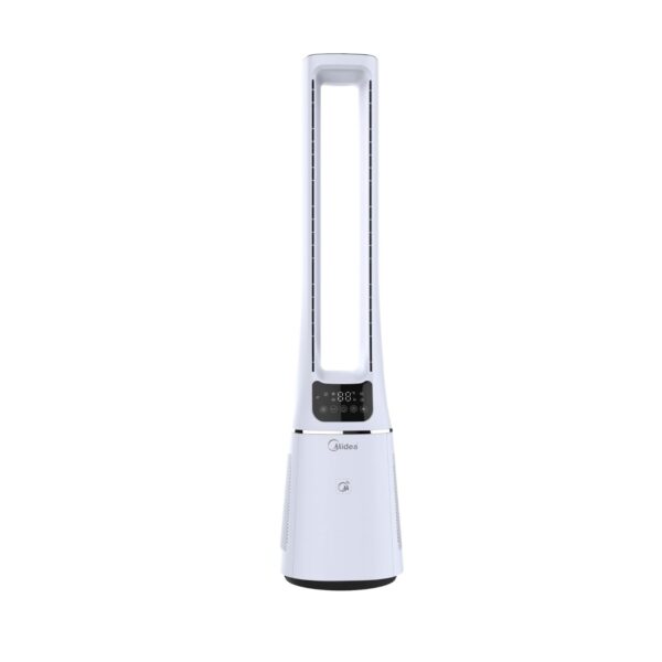 Smart Air by Midea White Bladeless Tower Fan